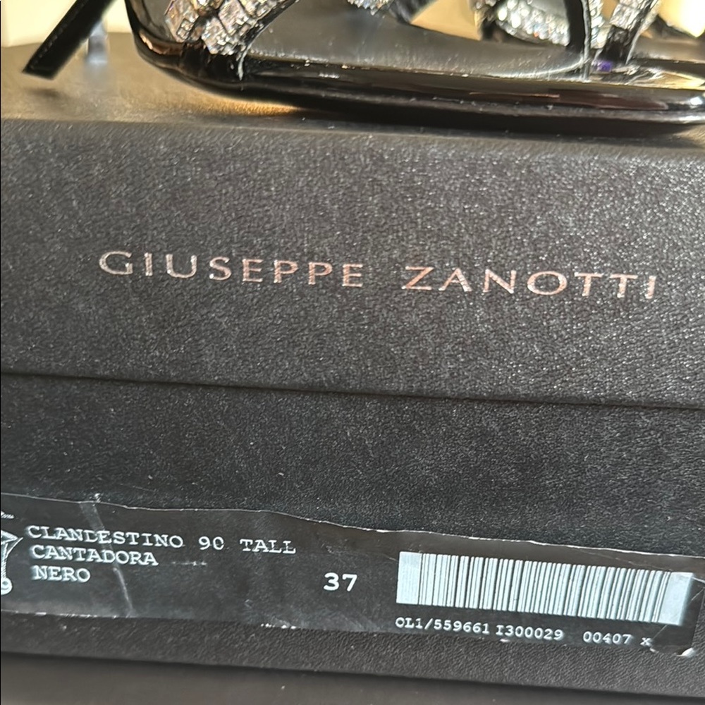 Giuseppe Zanotti Black Strappy Sandals